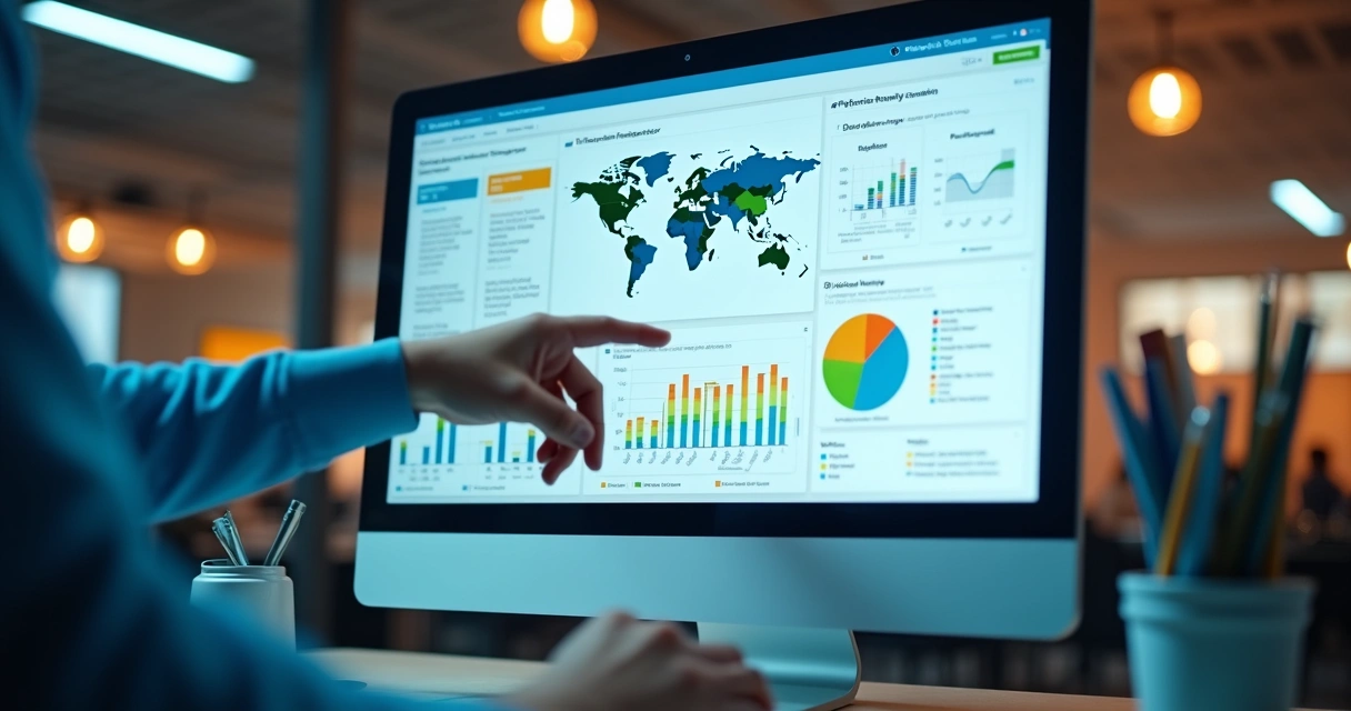 Relatório digital de gestão de base eleitoral exibido em tela de computador 