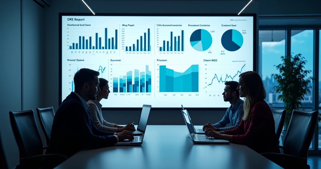Gráfico painel DRE integrado a projetos ERP 