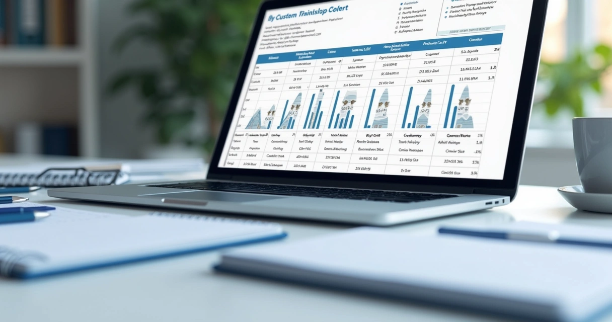 Relatório personalizado de treinamento com gráficos e nomes de clientes