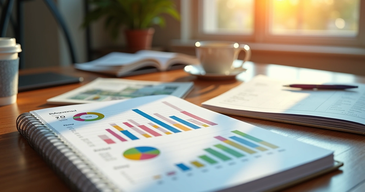 Relatório financeiro de um freelancer em tela de notebook