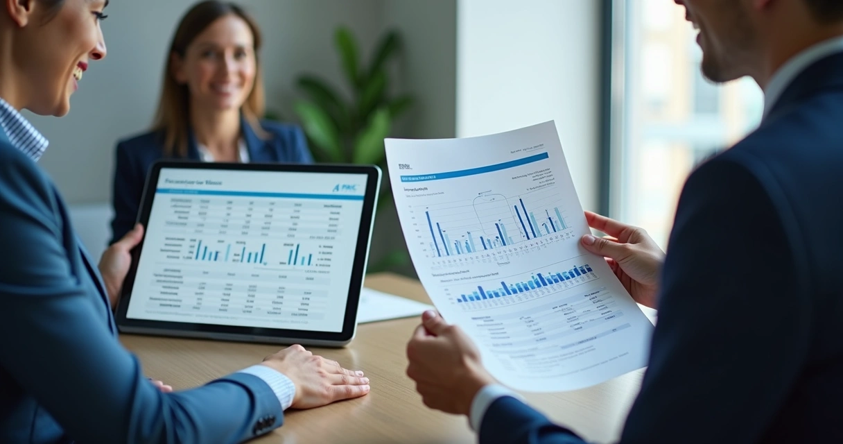 Relatório financeiro padronizado impresso e digital 