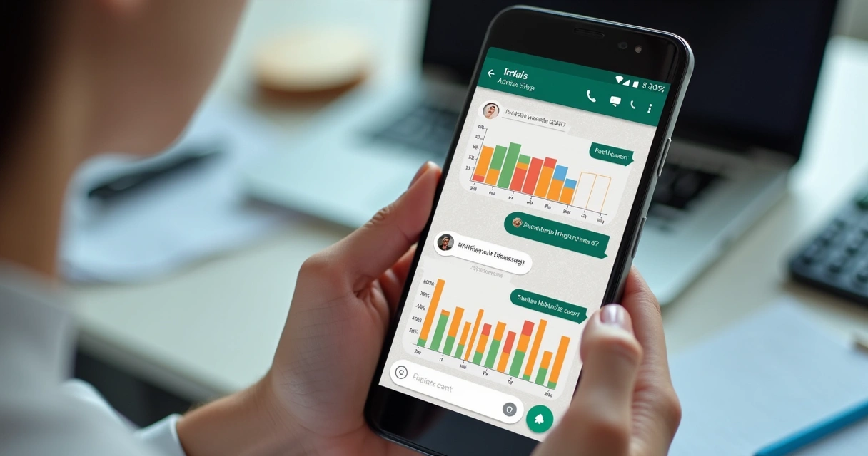 Relatório financeiro enviado por WhatsApp 