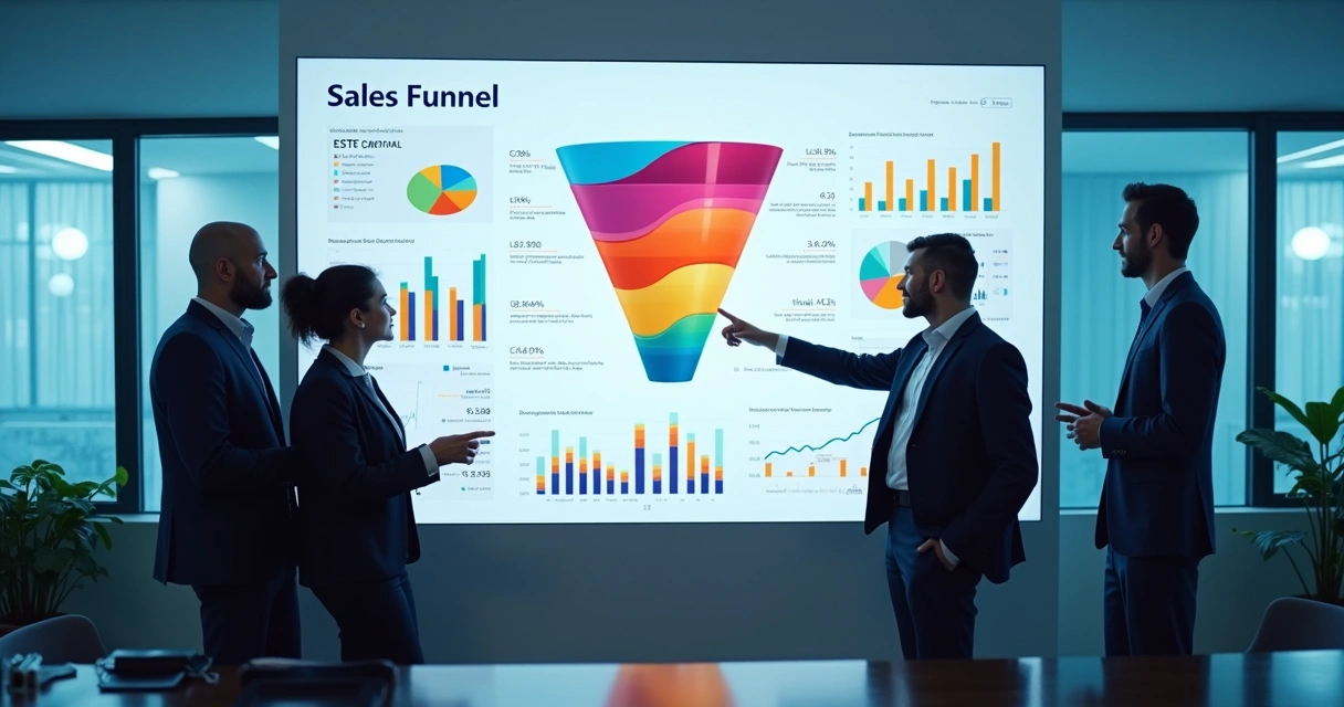 Dashboard funil de vendas digital