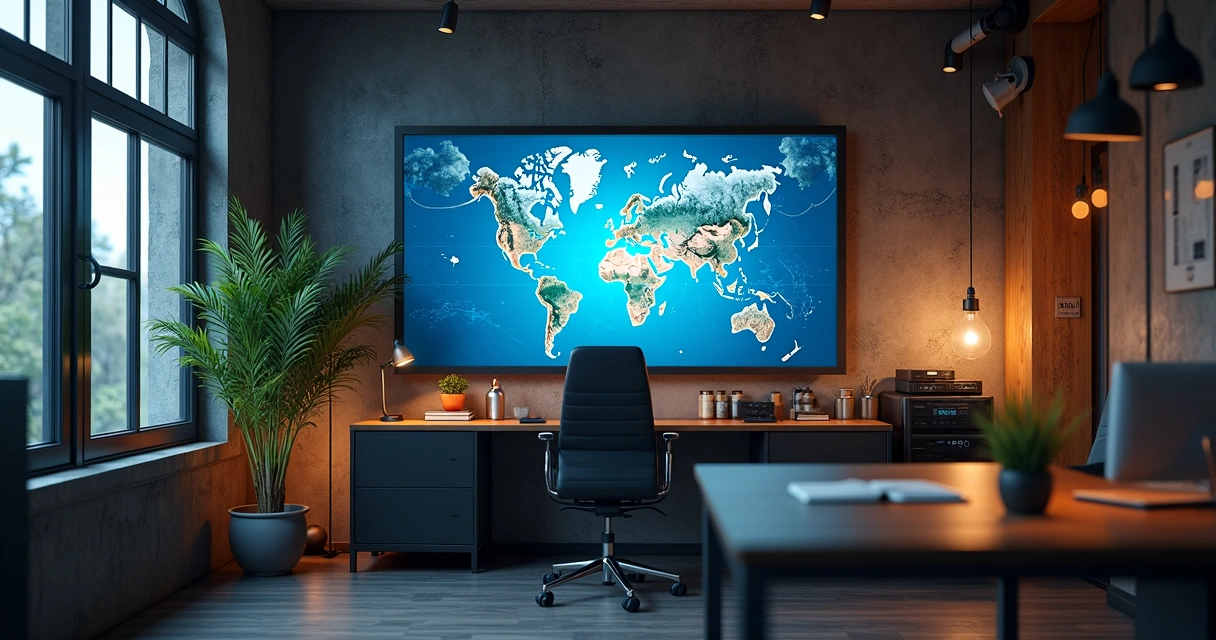 Relatório de estoque com gráficos coloridos em tela de computador 