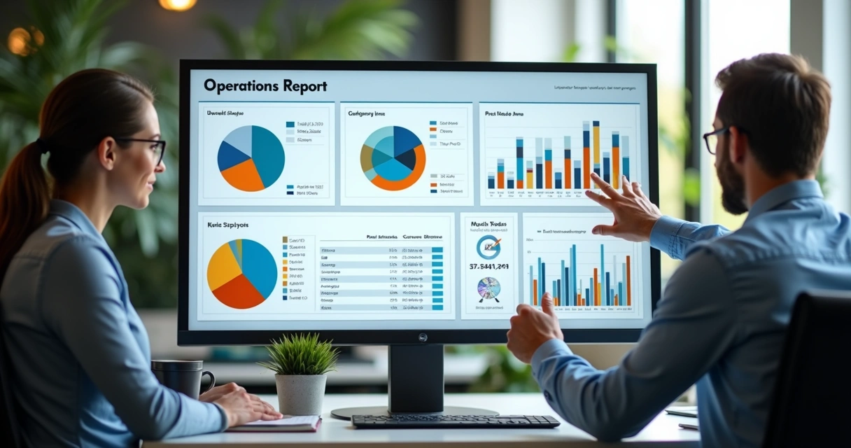Relatório visual de tickets de suporte mostrando dados e gráficos 