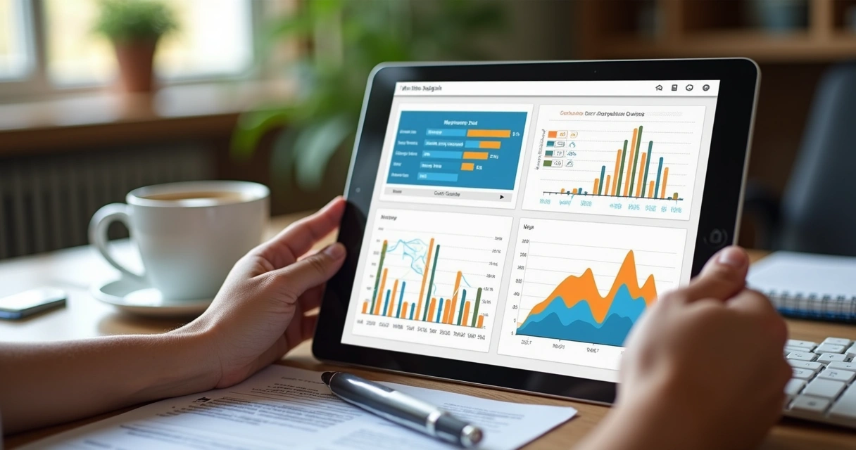 Relatório com indicadores de agência de marketing 