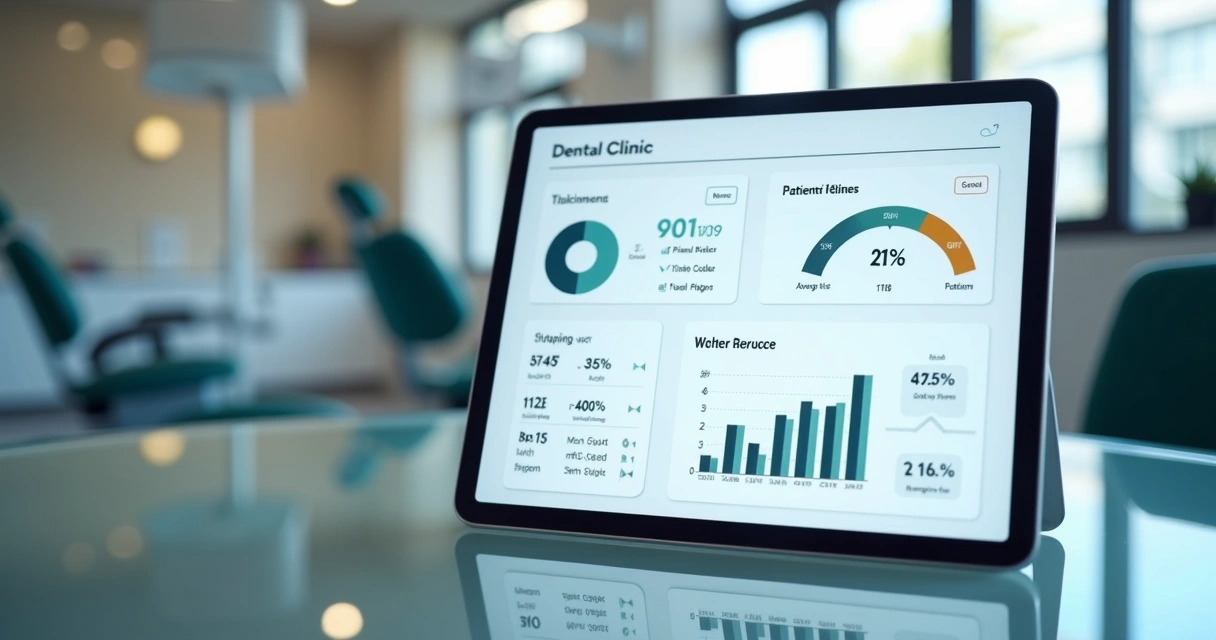 Relatório digital de indicadores de desempenho de uma clínica odontológica 