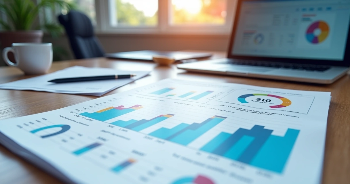Relatório com gráficos de SLAs e indicadores 