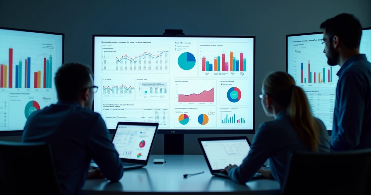 Relatório executivo digital com gráficos para engenharia civil 