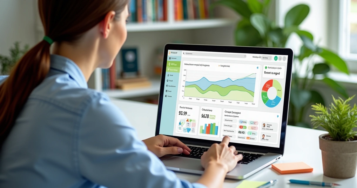 Dashboard de gráfico de evolução do paciente em um relatório nutricional 