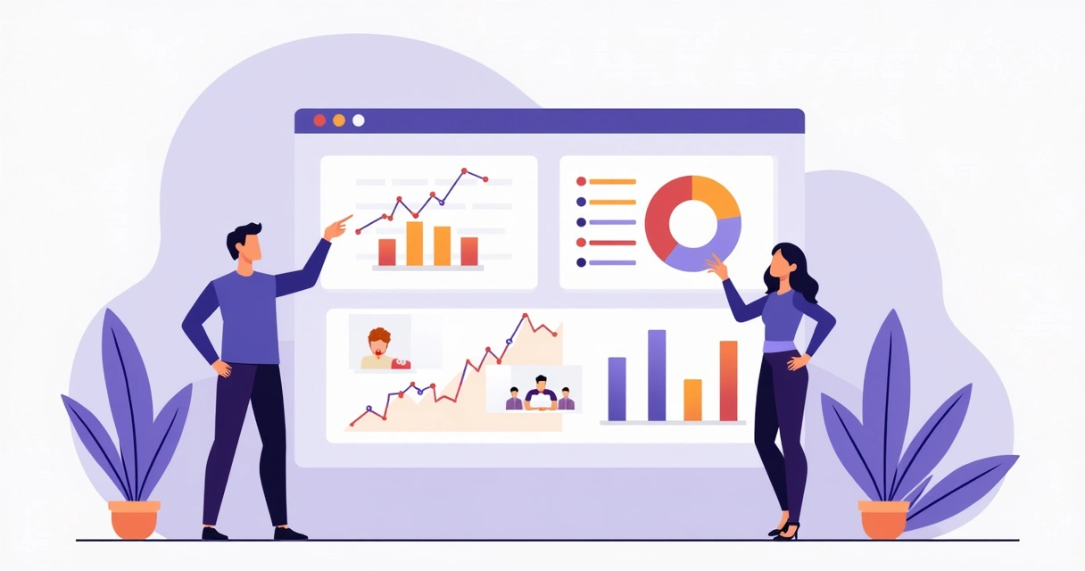 Dashboard com relatórios de performance de parceiros 