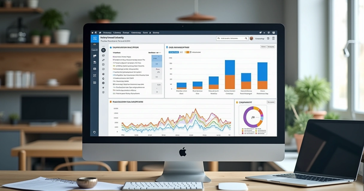 Relatório personalizado do Google Analytics mostrando funil de conversão 
