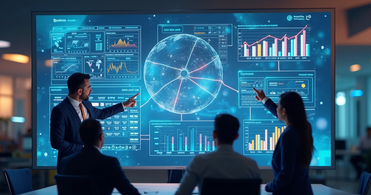 Painel de relatórios automatizados conectando diferentes sistemas 