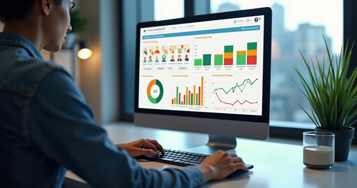 Gráfico de relatórios digitais sobre rastreamento de alimentos 