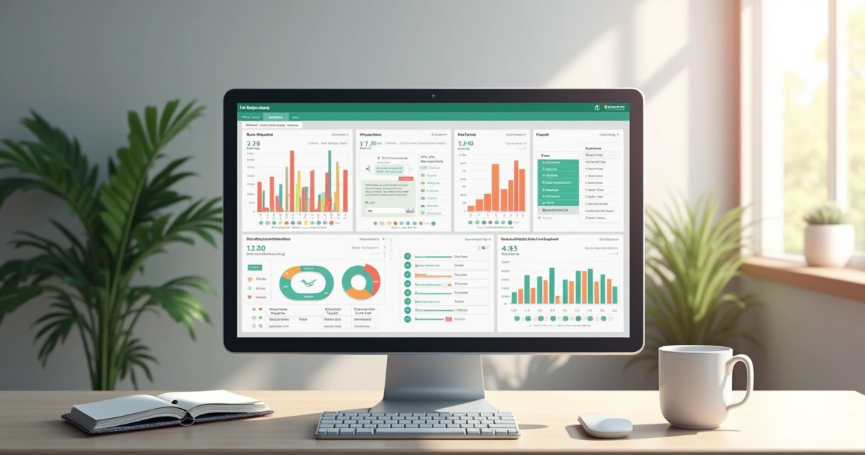 Painel analítico de estatísticas de engajamento em grupo WhatsApp