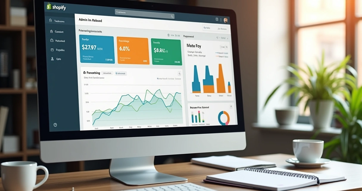 Relatório de taxas no painel Shopify 