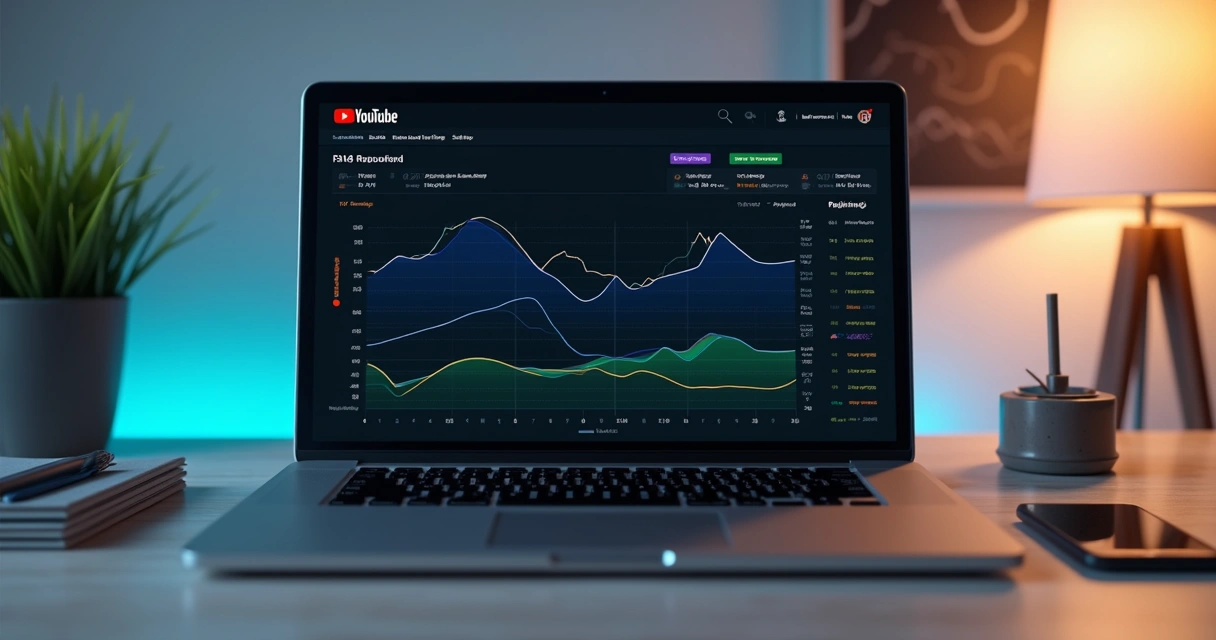 Comparativo visual de desempenho e reputação de um canal no tempo 