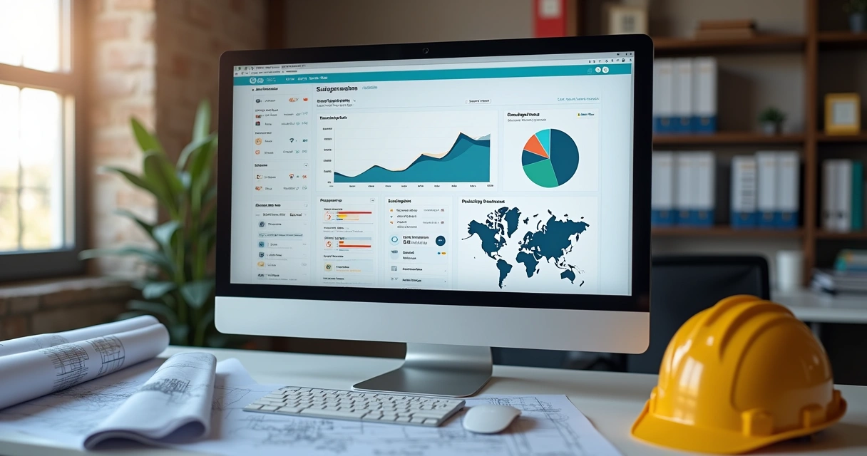 Dashboard de plataforma de time-lapse mostrando relatórios visuais