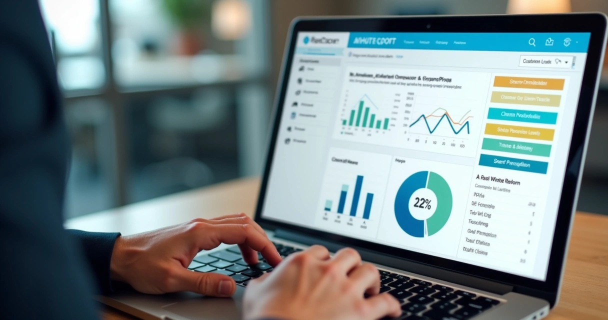 Relatório white-label com cores personalizadas e logotipo da agência 