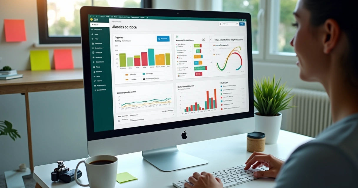 Tela mostrando relatórios e gráficos detalhados sobre atendimentos no WhatsApp 