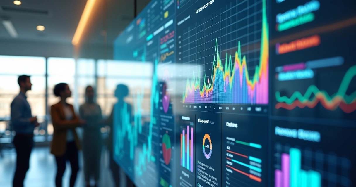 Dashboard de relatórios automáticos com gráficos no LinkedIn