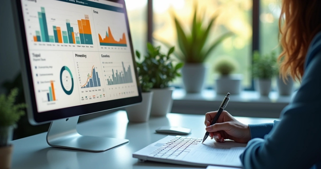 Tela de relatório digital sobre bem-estar de colaboradores em empresa 