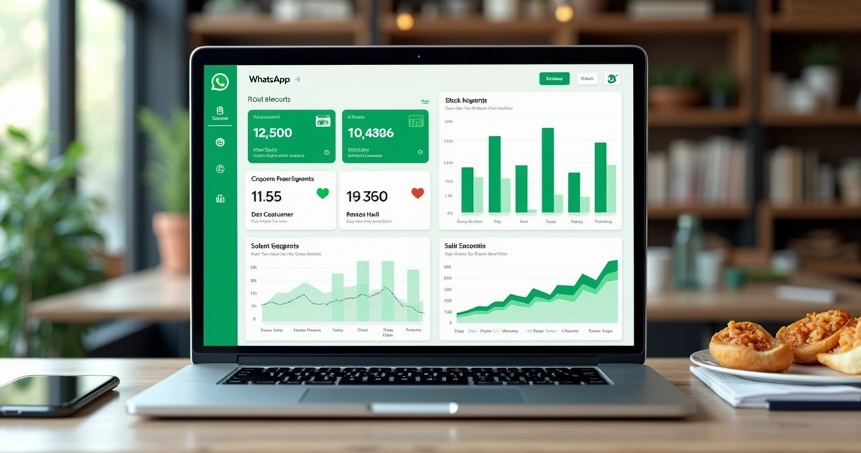 Dashboard de vendas com cupons e relatórios de pedidos no delivery