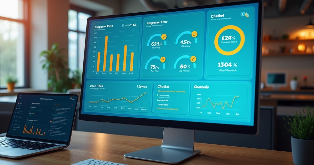 Dashboard de atendimento omnichannel com métricas de SLA 