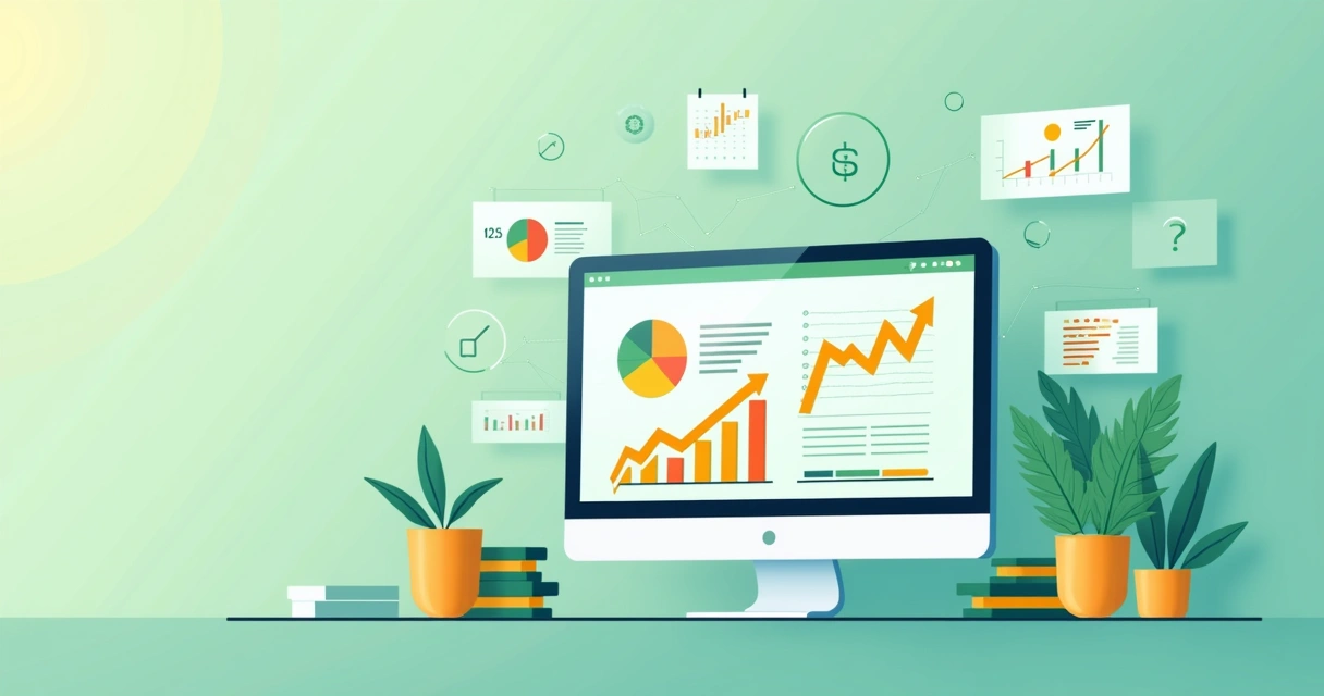 Visão de relatórios digitais de vendas de dropshipping 