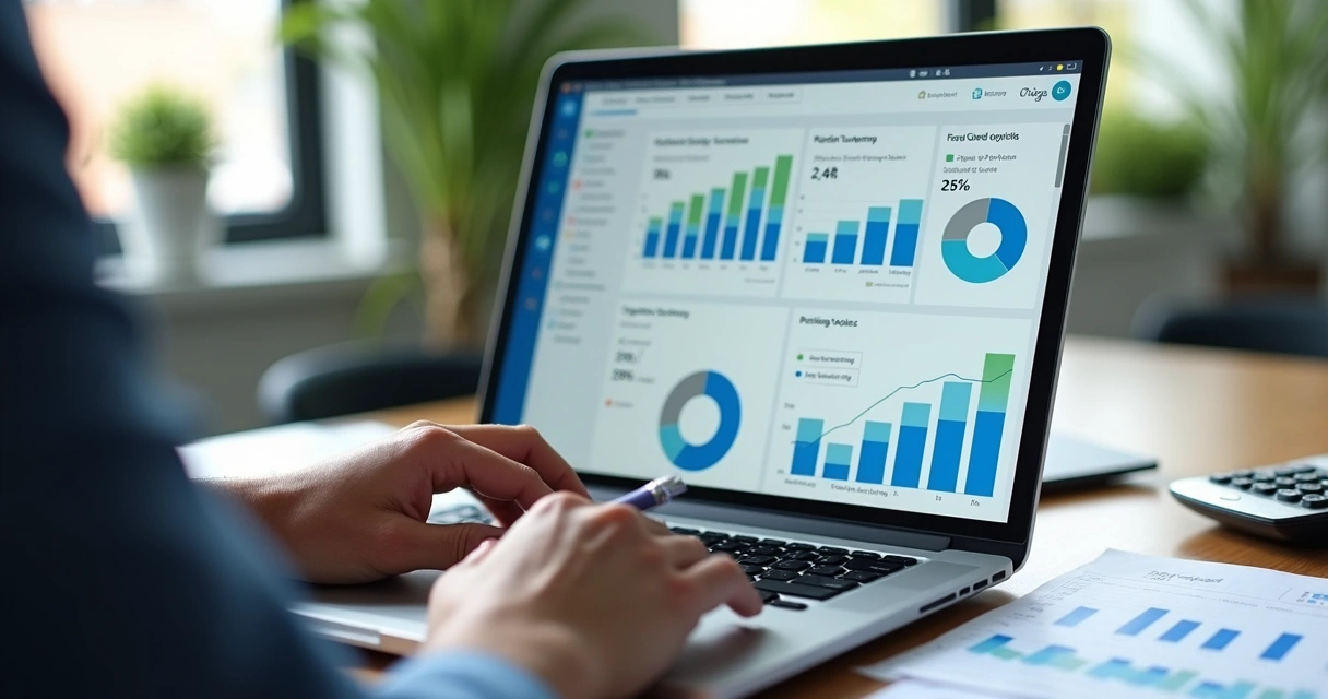 Relatórios de estoque em dashboard