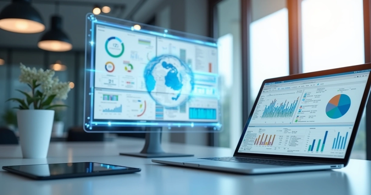 Relatórios financeiros organizados em ambiente digital de data warehouse