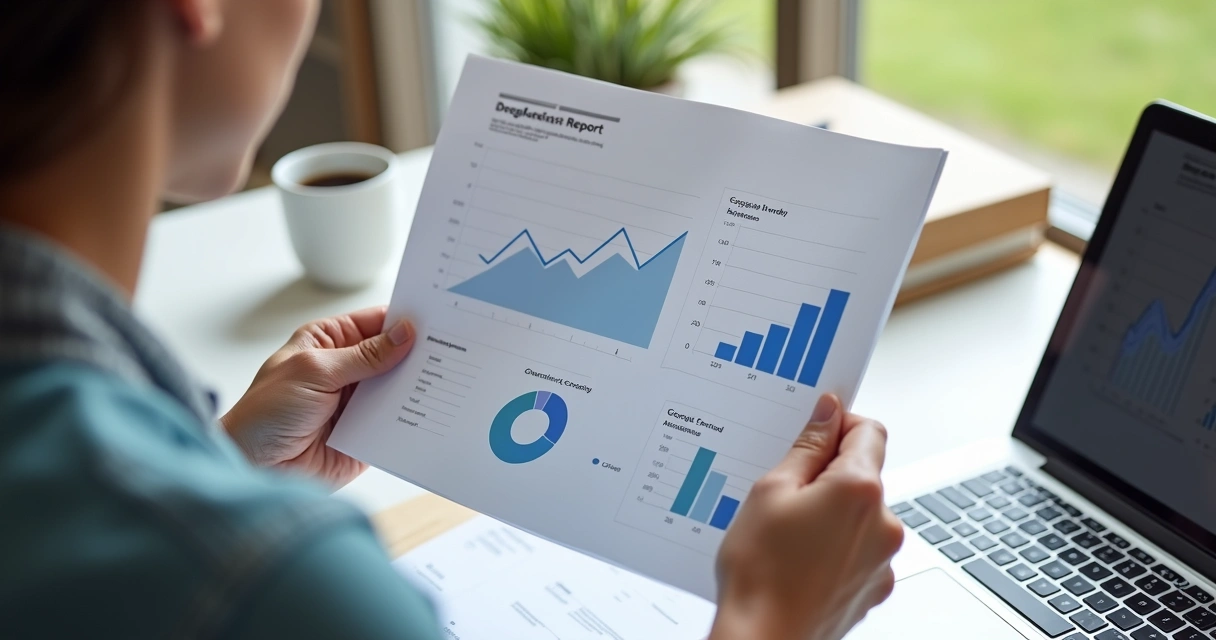 Relatório claro de resultados de campanha Google Ads para pequeno negócio 