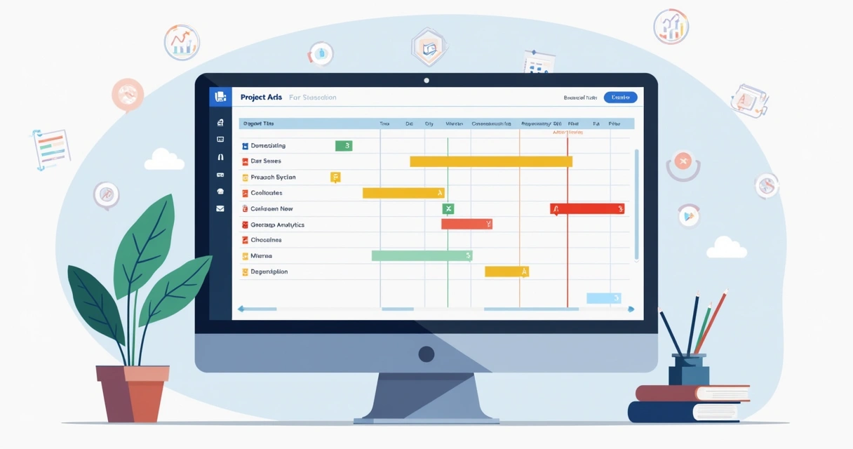 Relatório colorido de prioridades em tela de MS Project 