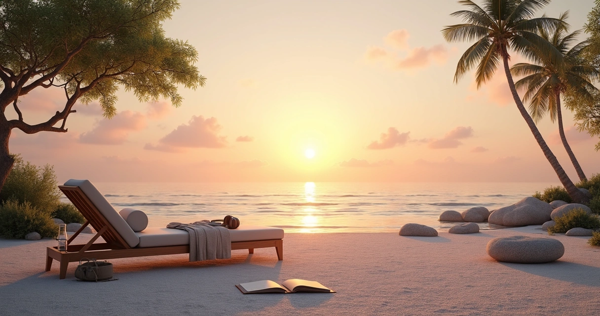 Paisagem dividida contrastando relaxamento guiado e meditação mindfulness 