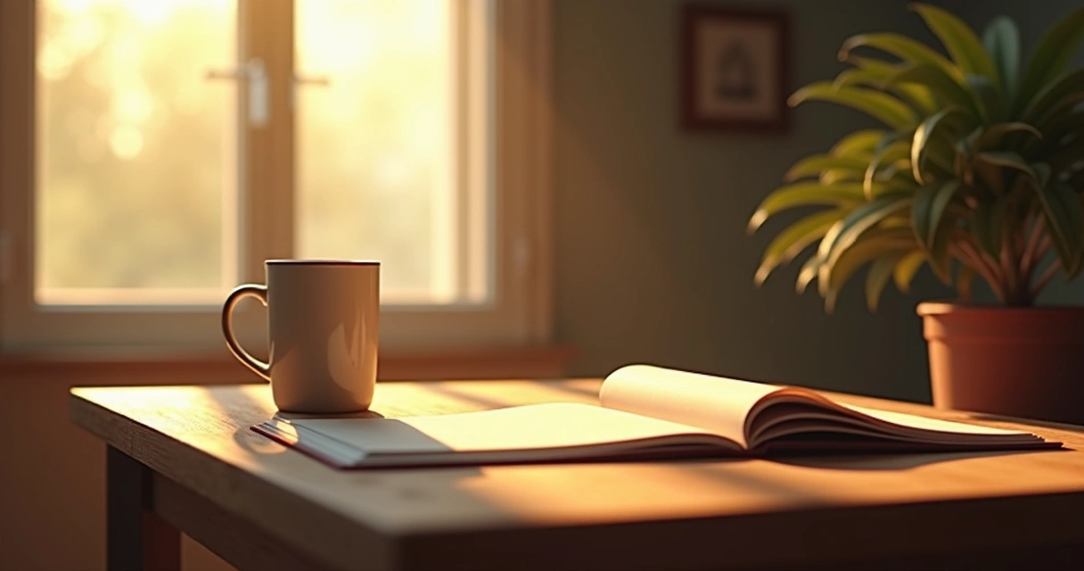 Relógio de mesa com provas de inglês espalhadas 