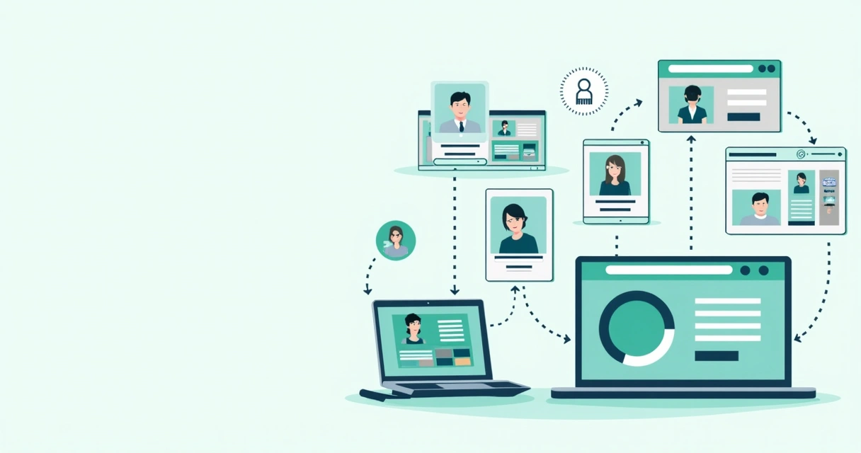 Exemplo de remarketing para e-commerce com clientes sendo impactados por anúncios de produtos já visualizados 