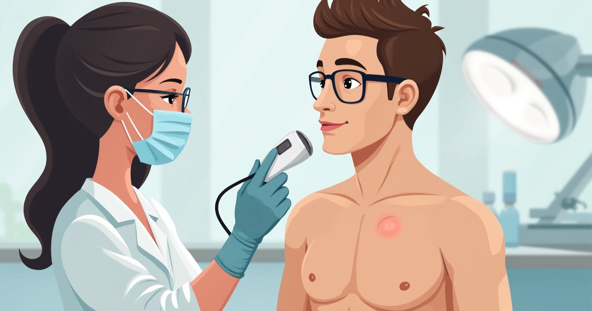 Tratamento de remoção de pinta com laser em consultório 