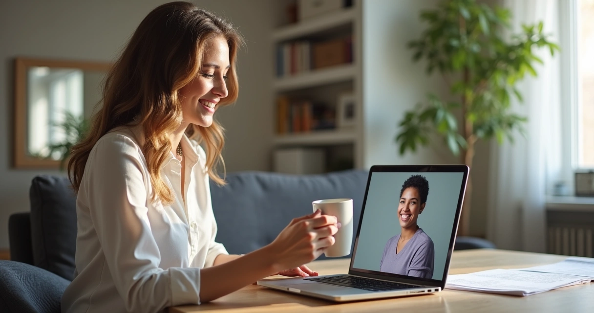 Remote ITIN assistance on a laptop screen