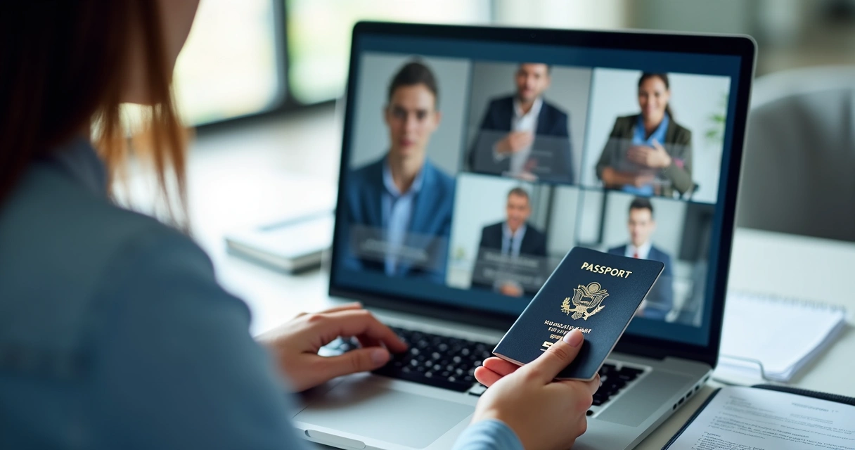 Remote ITIN application support on a video call 