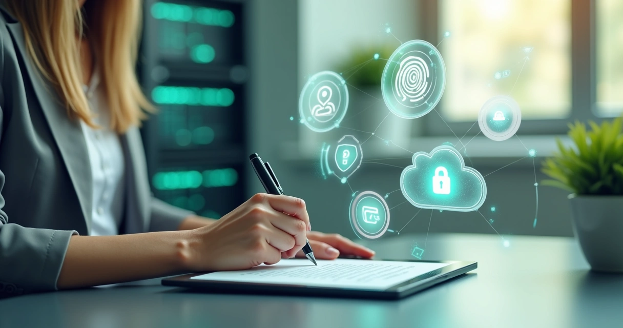 Digital signatures being verified remotely with biometrics and passkeys 