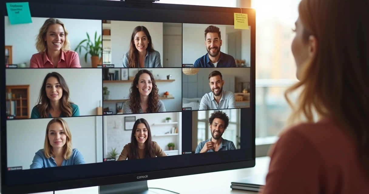 Virtual workshop with team practicing empathy role-play