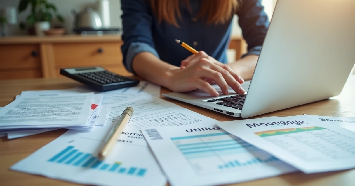 Side-by-side comparison of monthly rent and mortgage cost items 