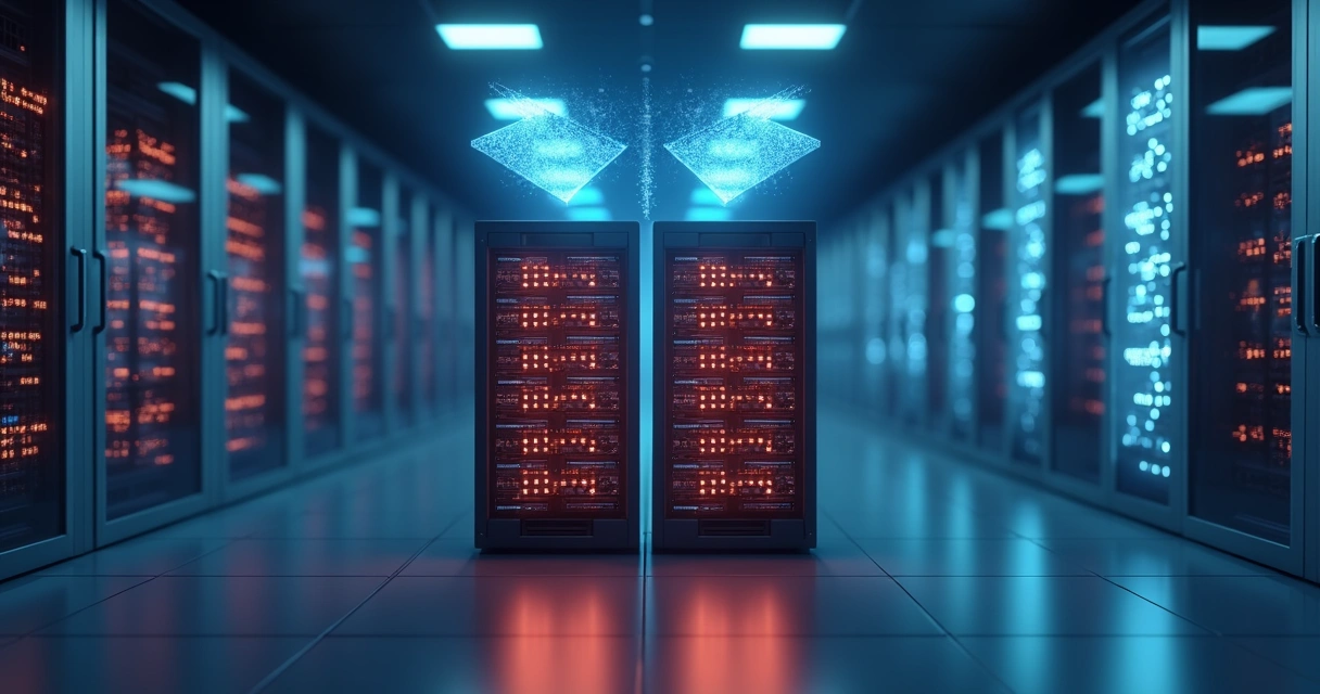 Ilustração de replicação entre controladores de domínio 