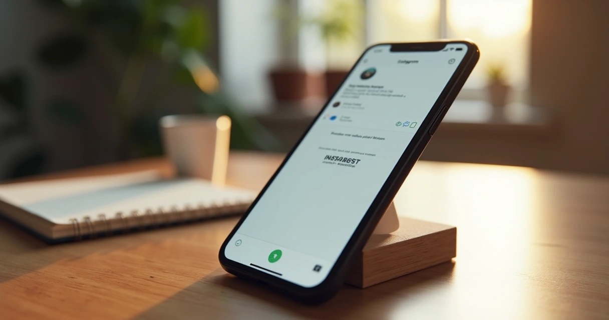 Tela do Instagram mostrando opção de repostagem 