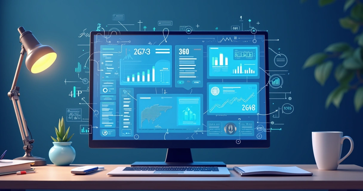 Visualização conceitual de dados de CPF em uma tela de computador 