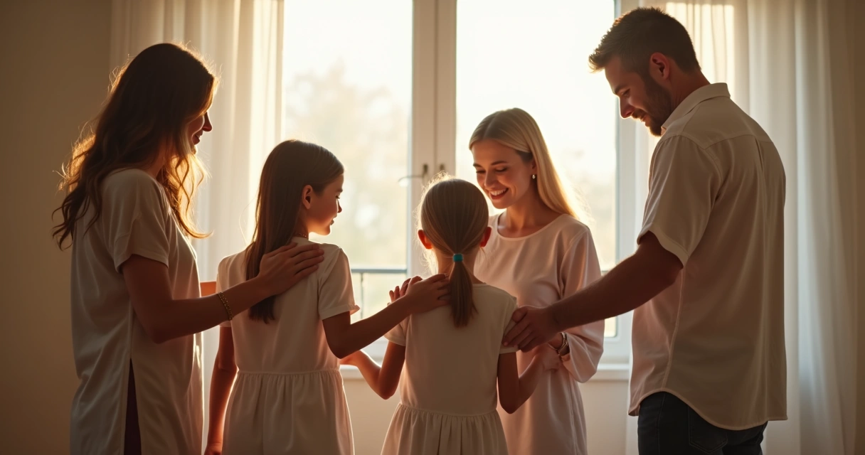 Pessoas reunidas em círculo, representando uma constelação sistêmica familiar