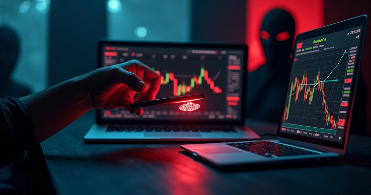 Fraude financeira entre celular e computador