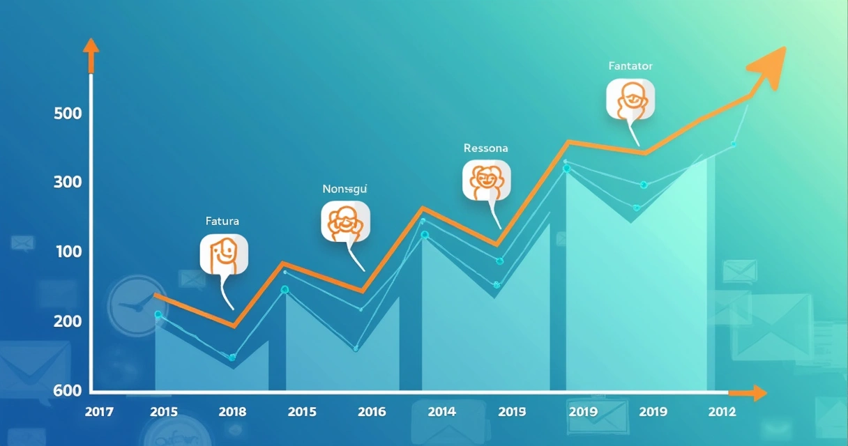 Gráfico de redução de churn após melhorias no onboarding 