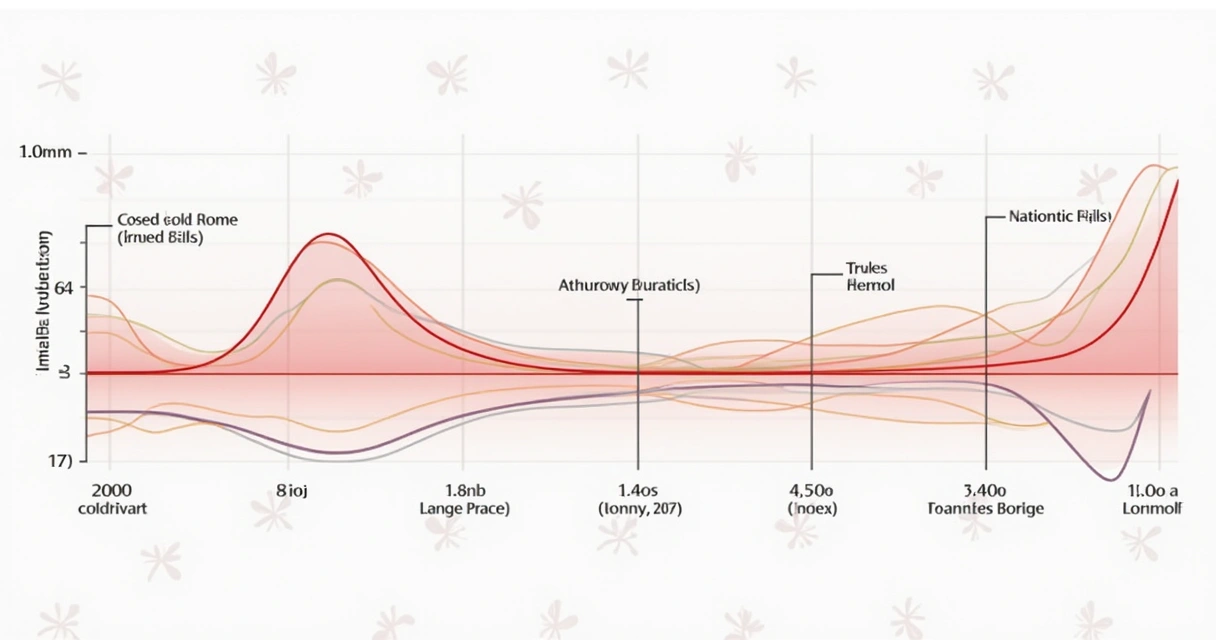 Representação visual da janela imunológica em um gráfico com curvas de anticorpos e antígenos