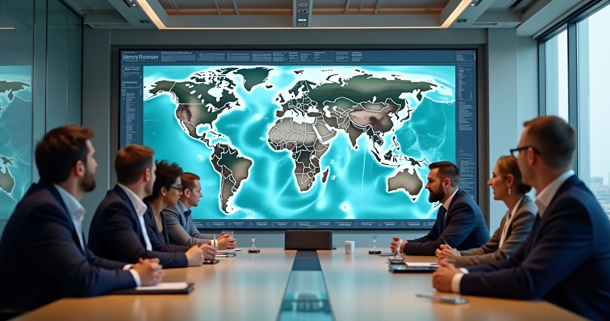 Representante comercial mostrando painel de obras para clientes 